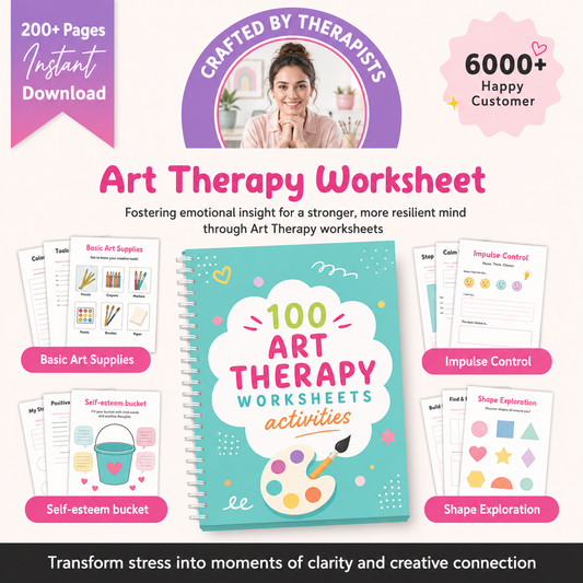 200+ Art Therapy Worksheets