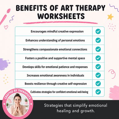 200+ Art Therapy Worksheets