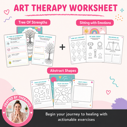 200+ Art Therapy Worksheets