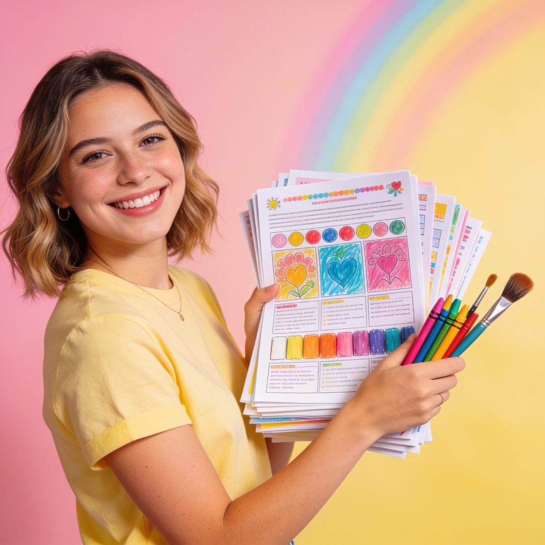 Art therapy worksheets